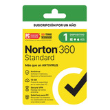 Norton Antivirus 360 Standard 1 Dispositivo 1 Año