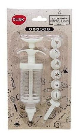 Bisnaga Decoradora Bolo 8 Bicos Ck4419 Clink - Kit Decoração