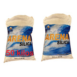 2 Bultos25kg Arena Sílica Filtros De Agua Alberca Malla20/30