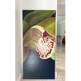 Cuadro Pintado A Mano Óleo Orquídea 70 X 1.50