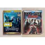 Avengers + Avengers Age Of Ultron - Blu-ray 3d + 2d Original