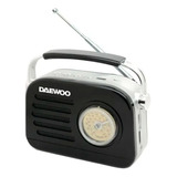 Radio Dual Retro Con Dial Clásico Am/fm C/ Bluetooth Daewoo