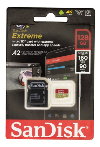 Memoria Sandisk Extreme 128 Gb