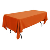  10 Mantel Rectangular (3mts X 1.50) Color Naranja