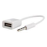 Adaptador Cable De 3,5mm Usb 2,0 Jack Macho A Hembra