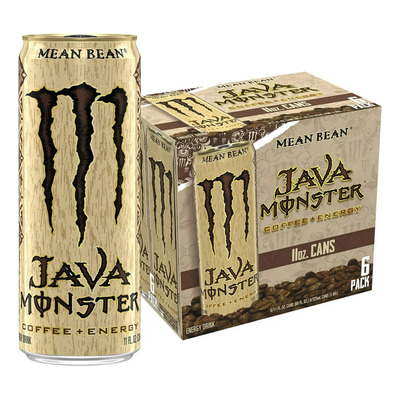 Monster Energy Java Mean Bean Coffe+energy 325 Ml C\u002Fu 6 Pz | Envío gratis