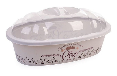 Pote Plastico Serve Pao Decorado Plasutil 4,75l