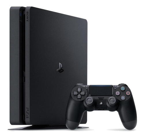 Sony Playstation 4 Slim 1tb Standard Cor  Preto Onyx 1 Ano De Garantia 