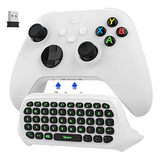 Mini Teclado Blanco Compatible Con Xbox One/ One Elite/one S