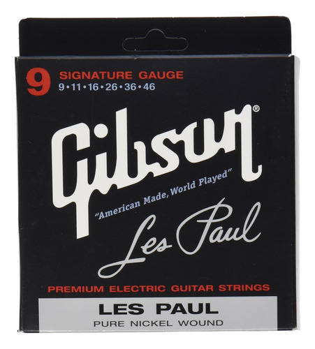 Cuerdas Para Guitarra Eléctrica Les Paul Premium,  9-46