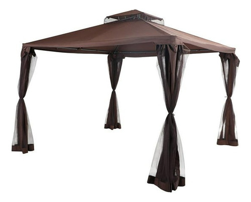 Carpa Toldo Gazebo Uso Super Rudo Estructura De Metal 3x3 Mt