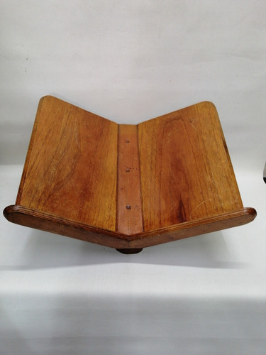 Atril De Mesa Para Biblia Antiguo En Madera Cedro Natural 