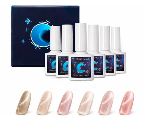 Miss Cherry Gel Esmalte Ojo De Gato Vidrio Uñas Acrilicas | Envío gratis
