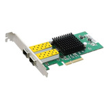 Placa De Rede Intel Dual 2 Portas Sfp Gigabit Pci-e X4