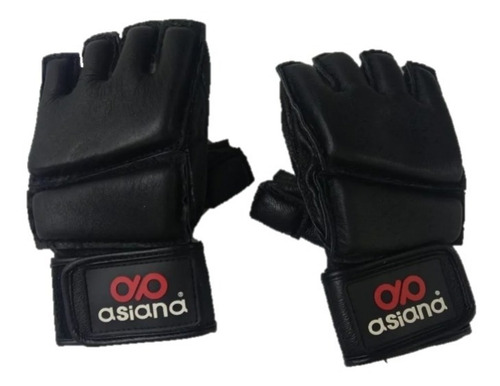 Guantes De Piel Para Vale Todo Color Negro