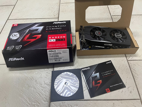 Placa De Video Amd Asrock Phantom Gaming X Radeon 570 Gxr 8g