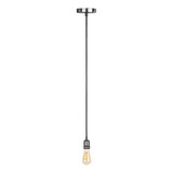 Lámpara Colgante Vintage Dekor Dl-1804 Foco Led 35w Incluido Color Negro