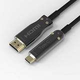 Cable Adaptador Pacroban De Fibra Optica Usb-c A Hdmi - 4k