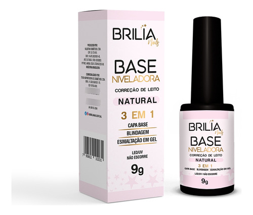 Base Niveladora Natural 9g Brilia Nails 