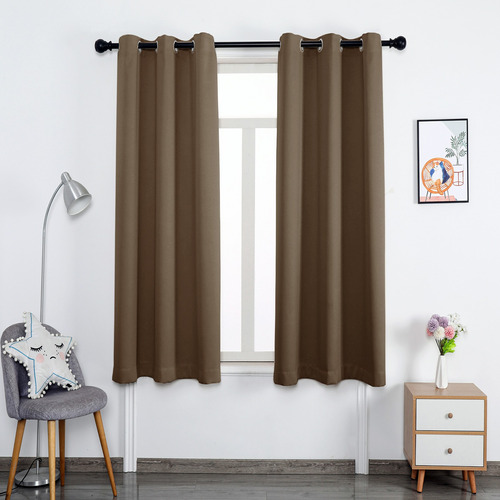 Blackout Cortinas, 2 Paneles, 137 Cm X 160 Cm, Opaco Cortina