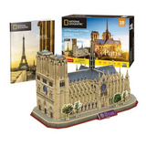 Rompecabezas 3d Notre Dame Paris Nat Geo Cubicfun