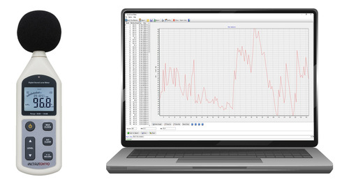 Decibelímetro Datalloger Software Usb A / C + Certificado 