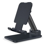 Suporte De Telefone De Mesa De Metal, Preto