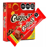 Chocolate Carlos V Chocogalleta Caja Con 15 Pzas