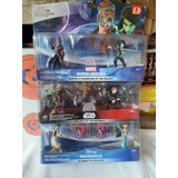 6 Figuras Disney Infinity,star Wars,marvel,2 Discos Poder.