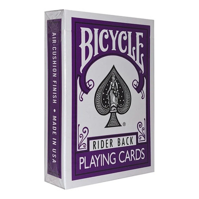 Baraja Bicycle Rider Back Morada Para Magia Cardistry Poker | MercadoLibre