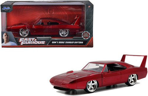 Fast & Furious Doms Dodge Charger Daytona Color Rojo