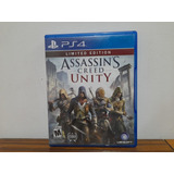 Assassins Creed Unity Limited Edition Ps4 Fisico Usado