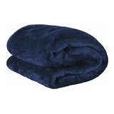 Cobertor Queen Manta Microfibra Azul Marinho
