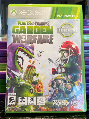 Juego Plants Vs Zombies Garden W.  Xbox 360 
