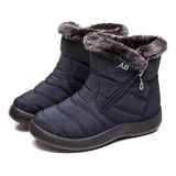 Botas De Nieve Femeninas Impermeables, Antiderrapantes Y Par