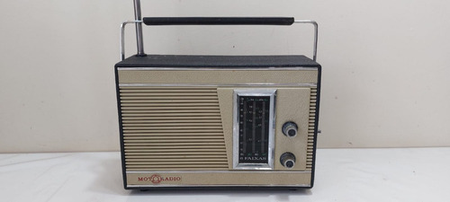 Radio Motoradio Antigo Am 6 Faixas Original - Caixa Madeira
