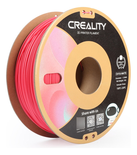 Filamento 3d Creality Cr-pla Matte Fosco Várias Cores 1kg