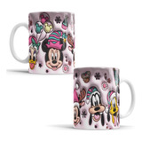 Taza Navideña En 3d Mickey Mouse Personalizada 11oz Mod428