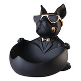 Estupenda Figura De Perro, Caja De Almacenamiento Para Decor