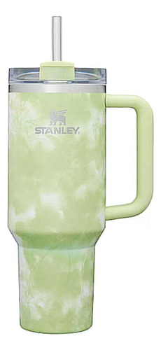 Termo Stanley Quencher H2.0 Verde Vaso Popote 40oz 1.18l