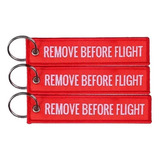 3 Unids/ Llavero Remove Before Flight