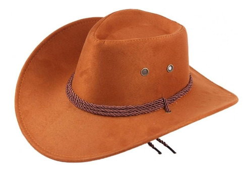 Sombrero Vaquero Cowboy Gamuzado Cotillon Carioca Fiestas