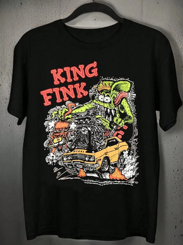 Camiseta Unisex Con Estampado Rat Rod De King Fink