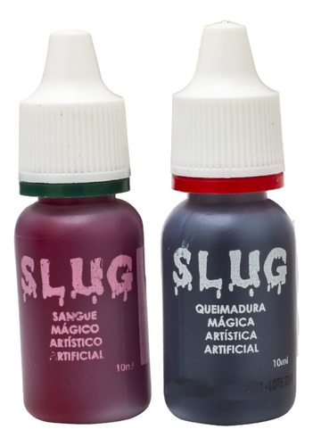 Kit Sangue + Queimadura Slug Maquiagem Artística Halooween