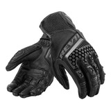 Guantes Cortos Moto Revit Sand 3 Negro Black Bamp Group