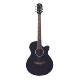 Guitarra Electroacustica Washburn Wa45ce-bk Negra