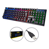 Teclado Rgb Com Fio 1,5m Usb Para Notebook Acer Gamer 