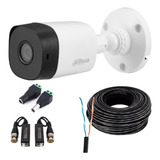 Cámara Seguridad Exterior 2mp Dahua Dvr Full Hd + Balun +utp