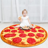 Alfombra De Pizza Niños De 5x5 Pies, Alfombra Redonda ...