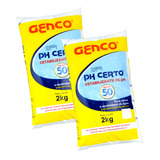 Kit 2 Estabilizador Ph Certo Alcalinizante 4kg Genco Piscina